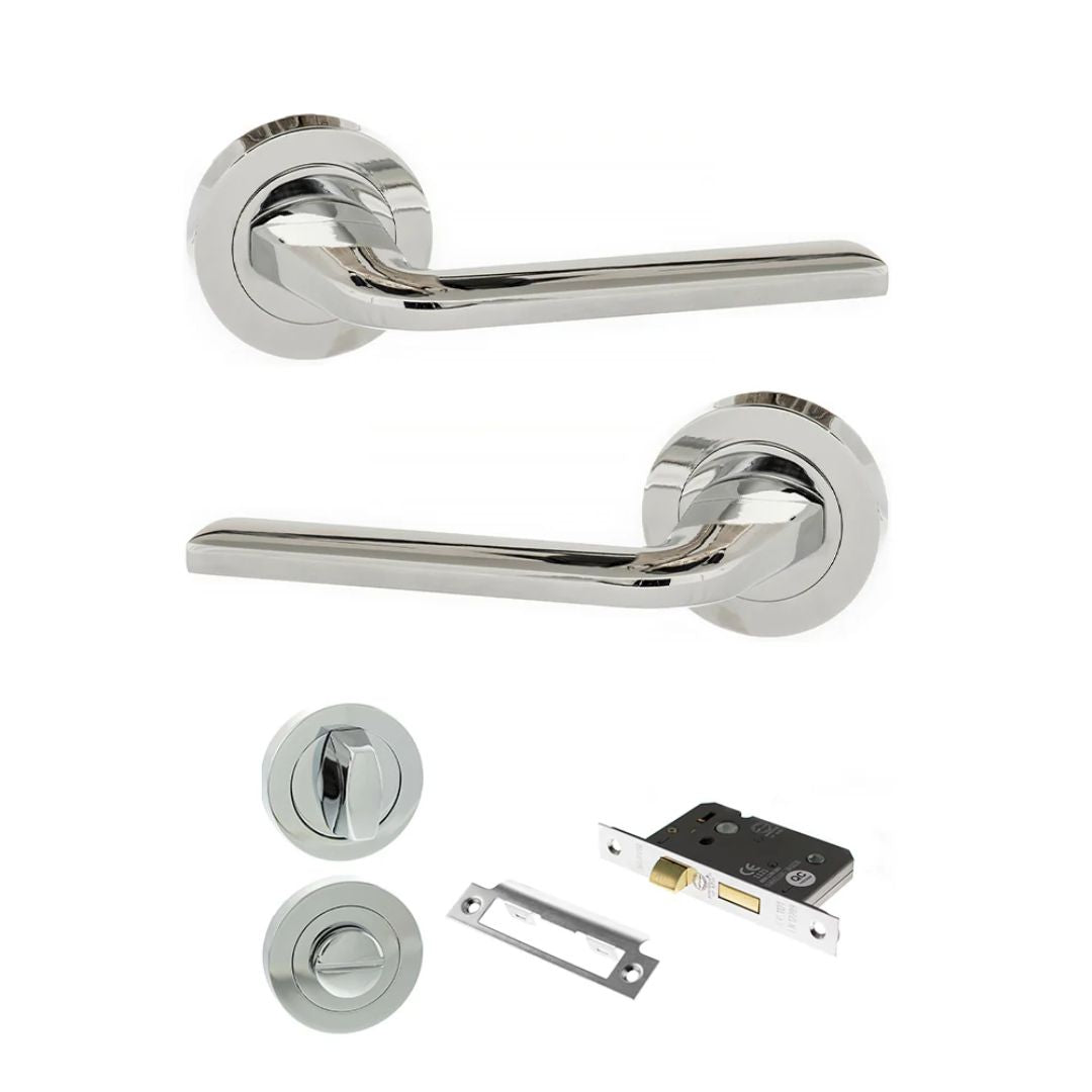 Atlantic ECO60 Eco Surf on Round Rose Door Handle Pack