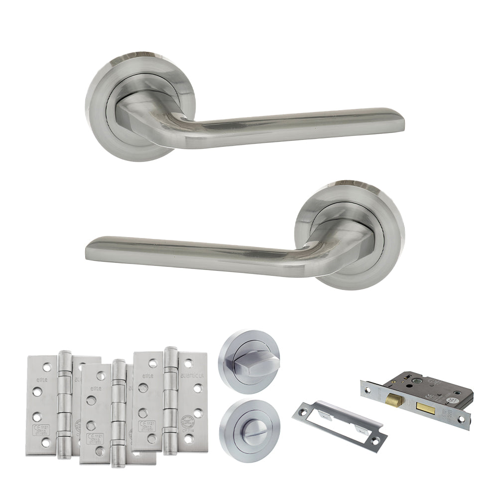 Atlantic ECO60 Eco Surf on Round Rose Door Handle Pack