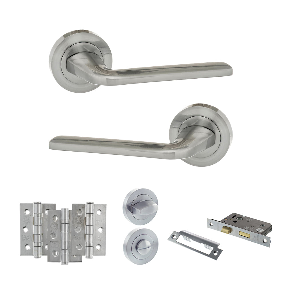 Atlantic ECO60 Eco Surf on Round Rose Door Handle Pack