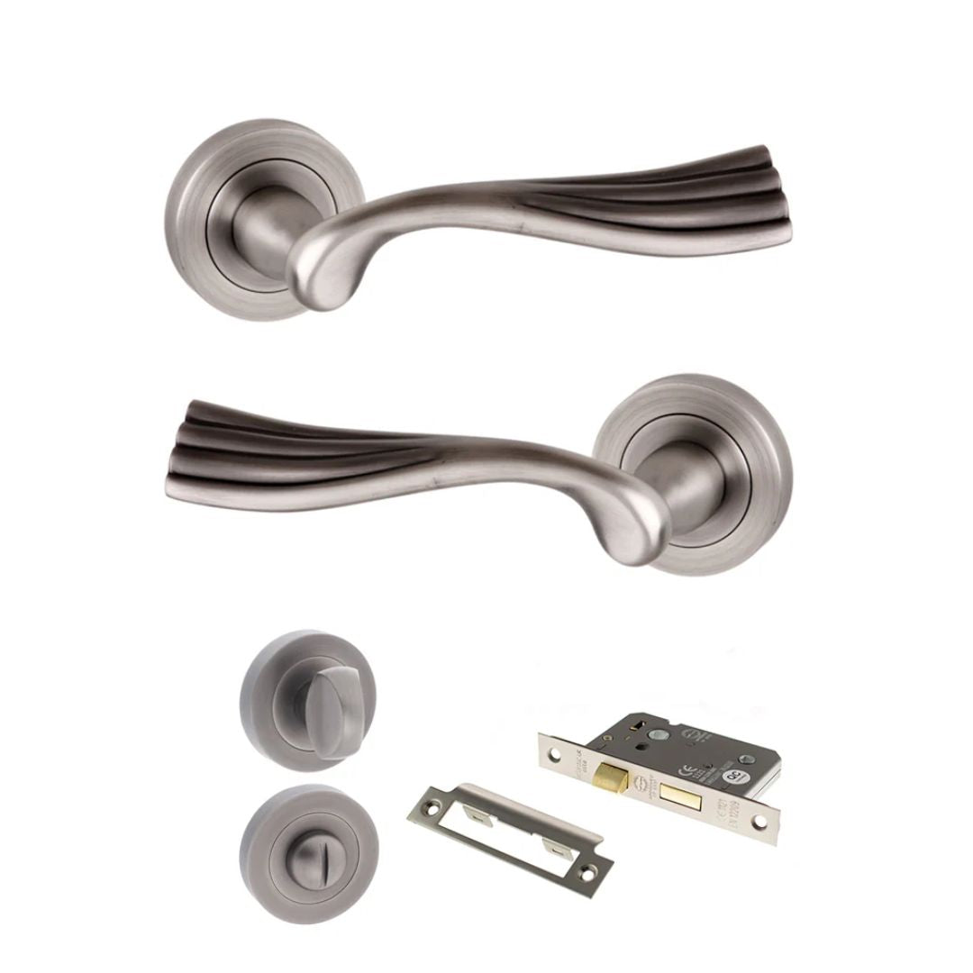 Atlantic OE110 Old English Richmond on Round Rose Door Handle Pack