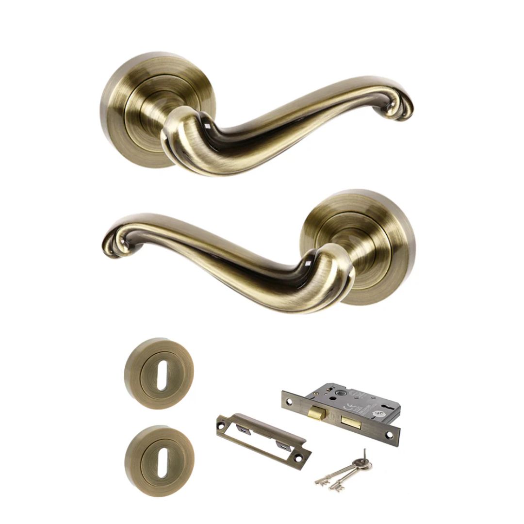 Atlantic OE177 Old English Colchester on Round Door Handle Pack