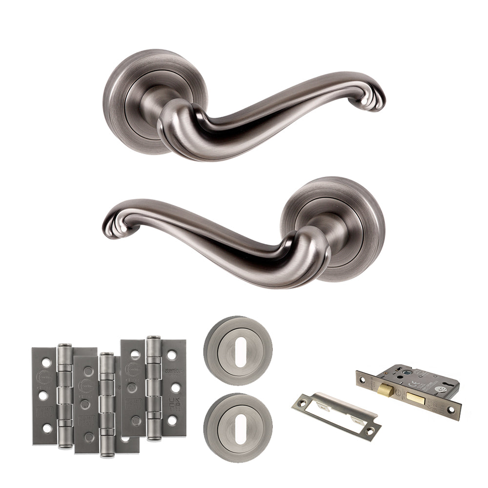 Atlantic OE177 Old English Colchester on Round Door Handle Pack