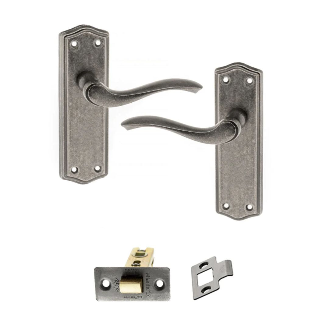 Atlantic OE178 Old English Warwick on Backplate Door Handle Pack