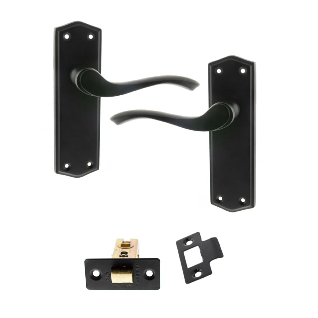 Atlantic OE178 Old English Warwick on Backplate Door Handle Pack