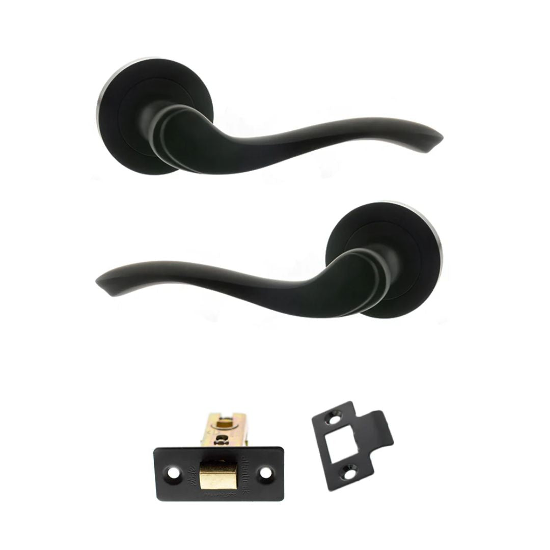 Atlantic OE178 Old English Warwick on Round Rose Door Handle Pack