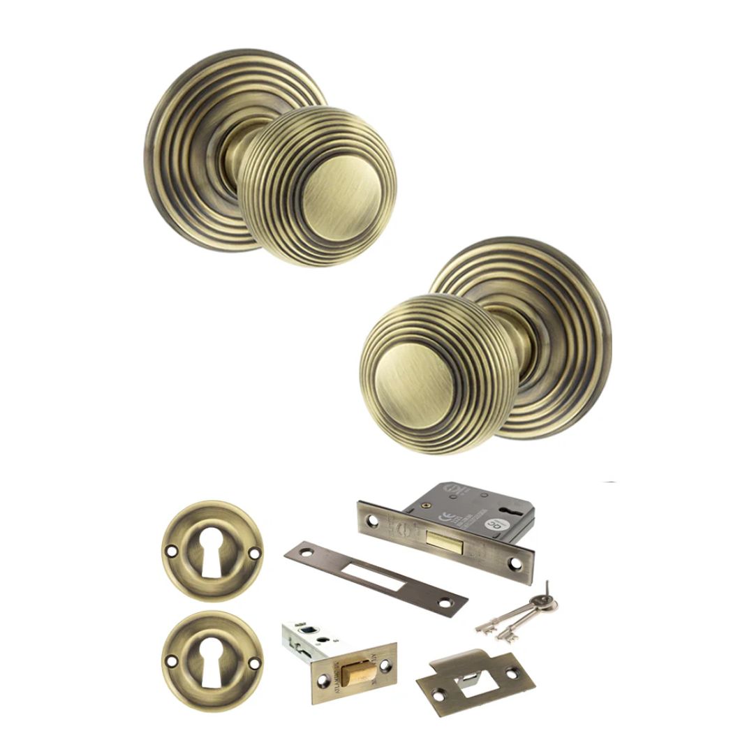Atlantic OE50RMK Old English Ripon Mortice Knob Door Handle Pack