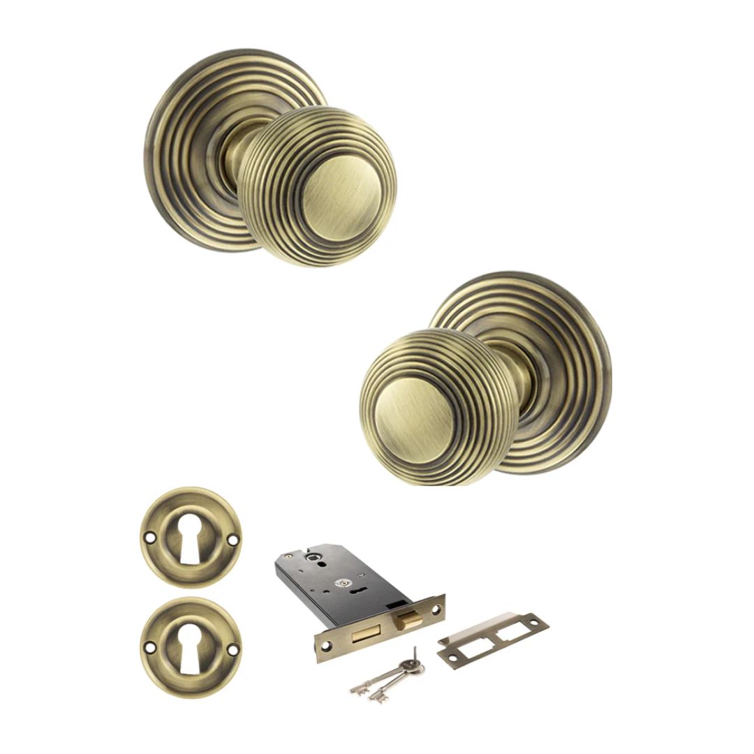 Atlantic OE50RMK Old English Ripon Mortice Knob Door Handle Pack