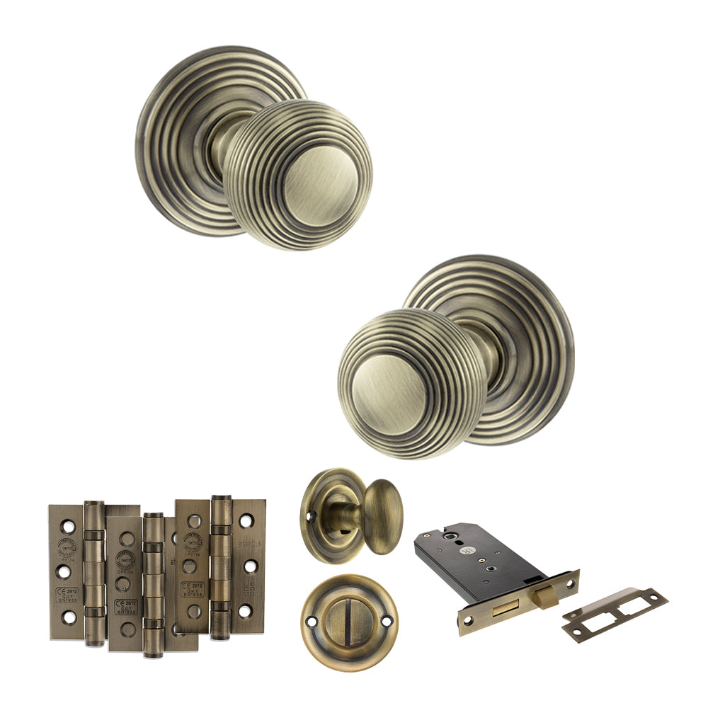 Atlantic OE50RMK Old English Ripon Mortice Knob Door Handle Pack