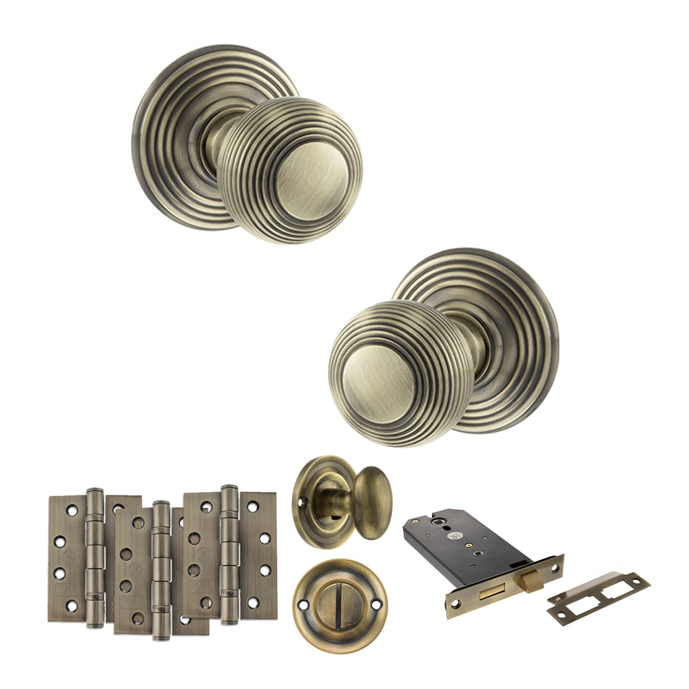 Atlantic OE50RMK Old English Ripon Mortice Knob Door Handle Pack