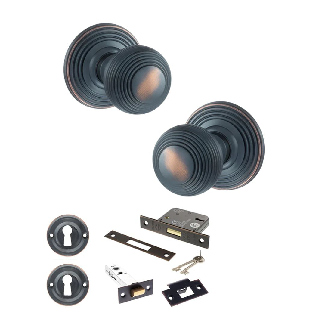 Atlantic OE50RMK Old English Ripon Mortice Knob Door Handle Pack