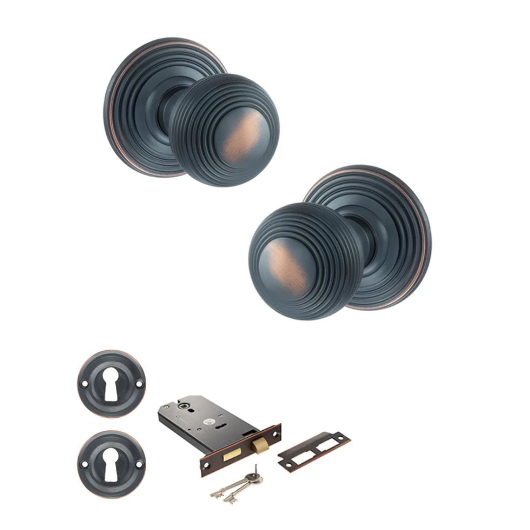 Atlantic OE50RMK Old English Ripon Mortice Knob Door Handle Pack