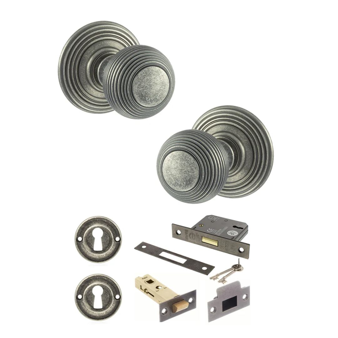 Atlantic OE50RMK Old English Ripon Mortice Knob Door Handle Pack