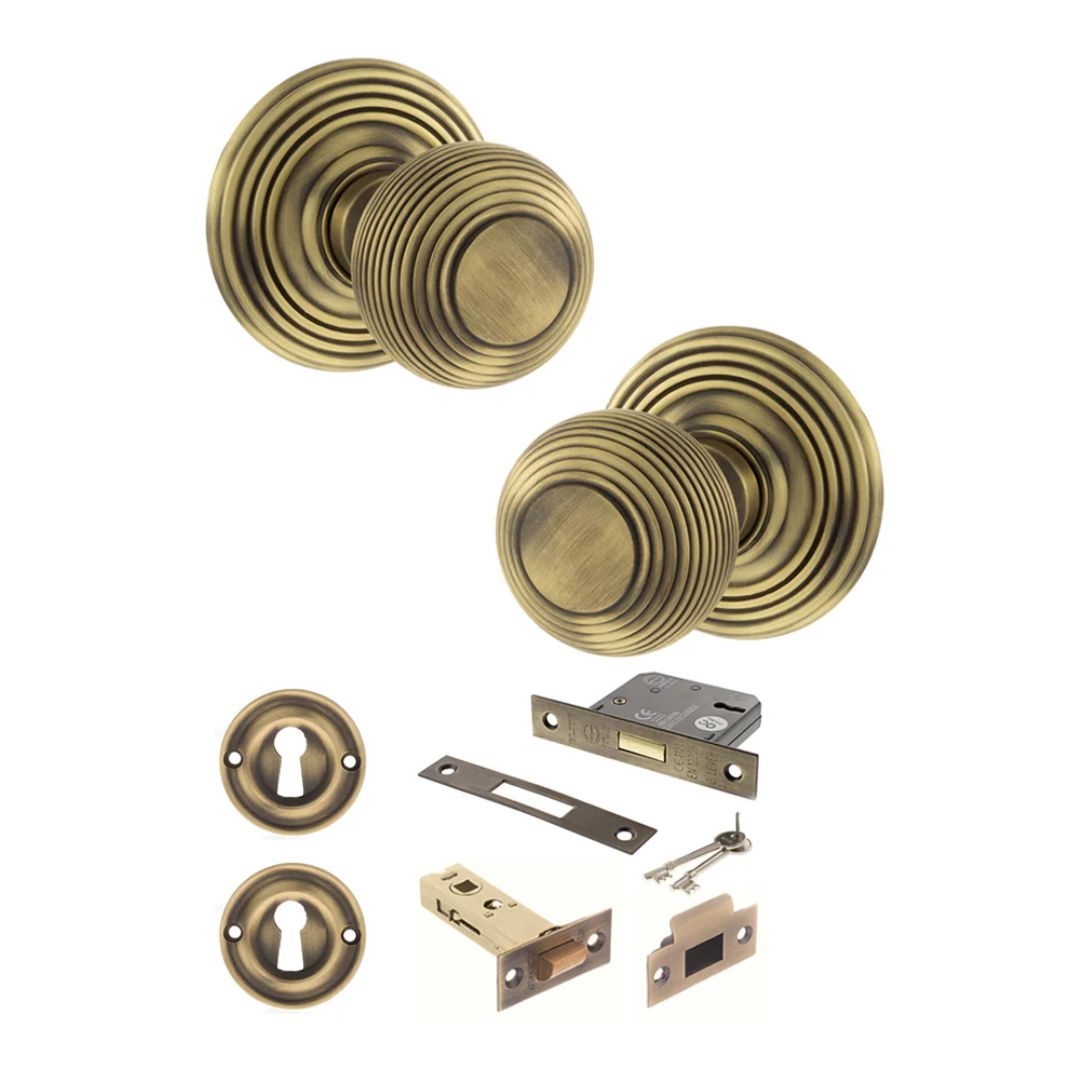 Atlantic OE50RMK Old English Ripon Mortice Knob Door Handle Pack