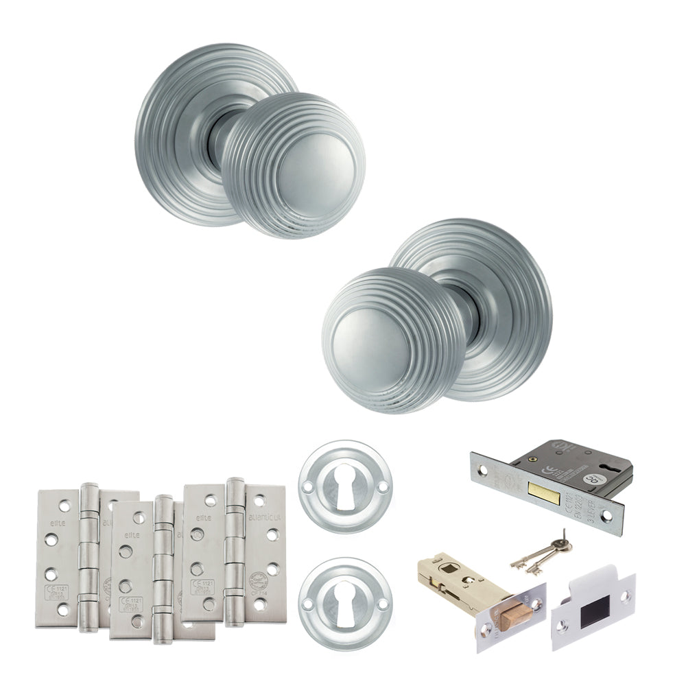 Atlantic OE50RMK Old English Ripon Mortice Knob Door Handle Pack