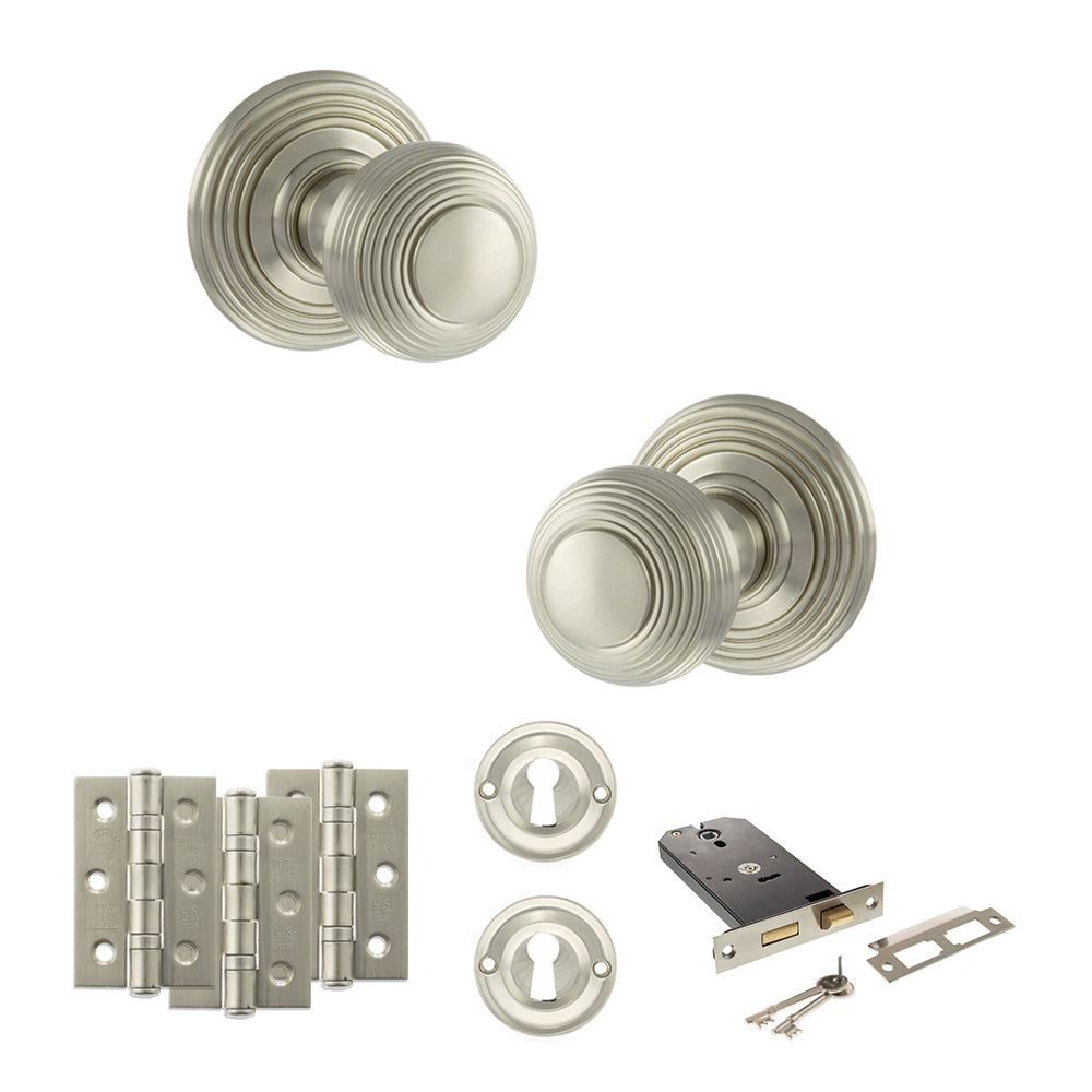 Atlantic OE50RMK Old English Ripon Mortice Knob Door Handle Pack