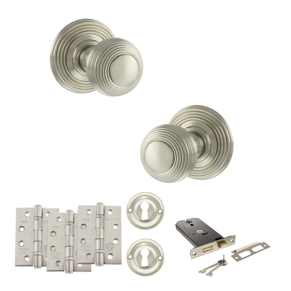 Atlantic OE50RMK Old English Ripon Mortice Knob Door Handle Pack