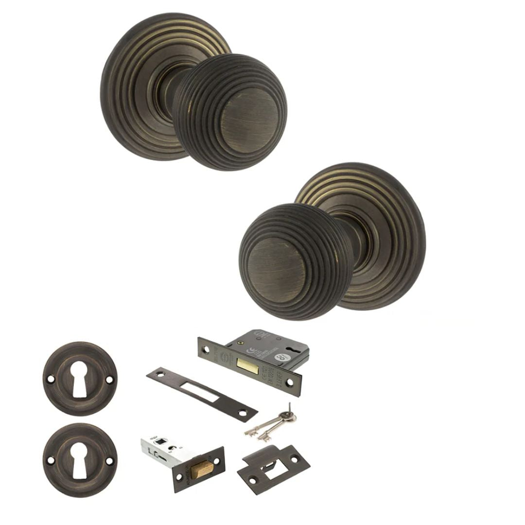 Atlantic OE50RMK Old English Ripon Mortice Knob Door Handle Pack