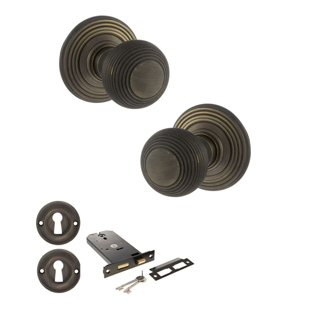 Atlantic OE50RMK Old English Ripon Mortice Knob Door Handle Pack