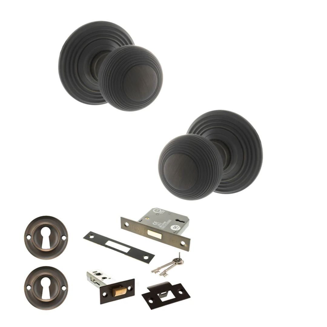 Atlantic OE50RMK Old English Ripon Mortice Knob Door Handle Pack