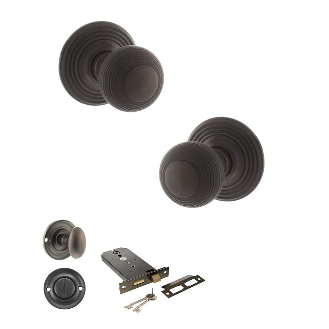 Atlantic OE50RMK Old English Ripon Mortice Knob Door Handle Pack
