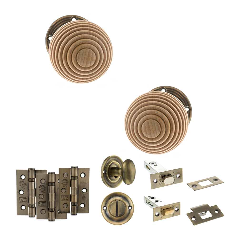 Atlantic OE57RMK Old English Bridlington Mortice Knob Door Handle Pack