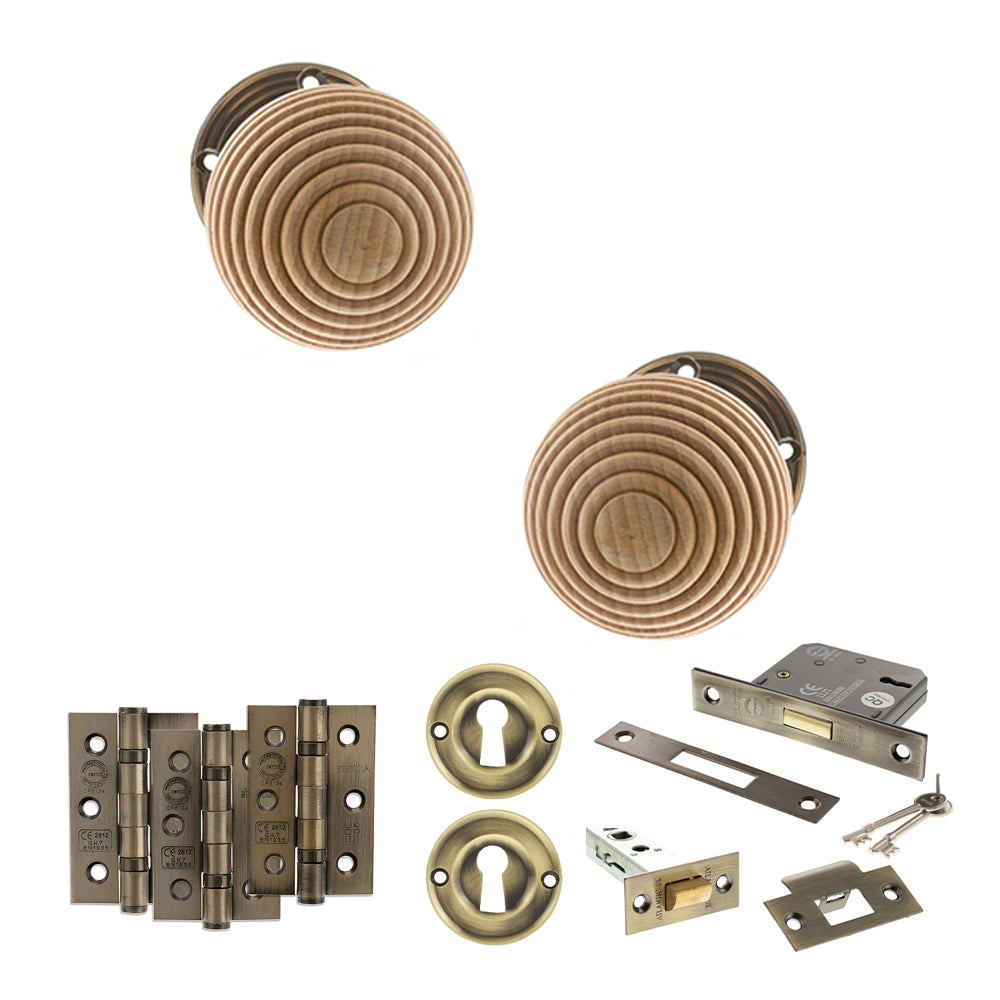 Atlantic OE57RMK Old English Bridlington Mortice Knob Door Handle Pack