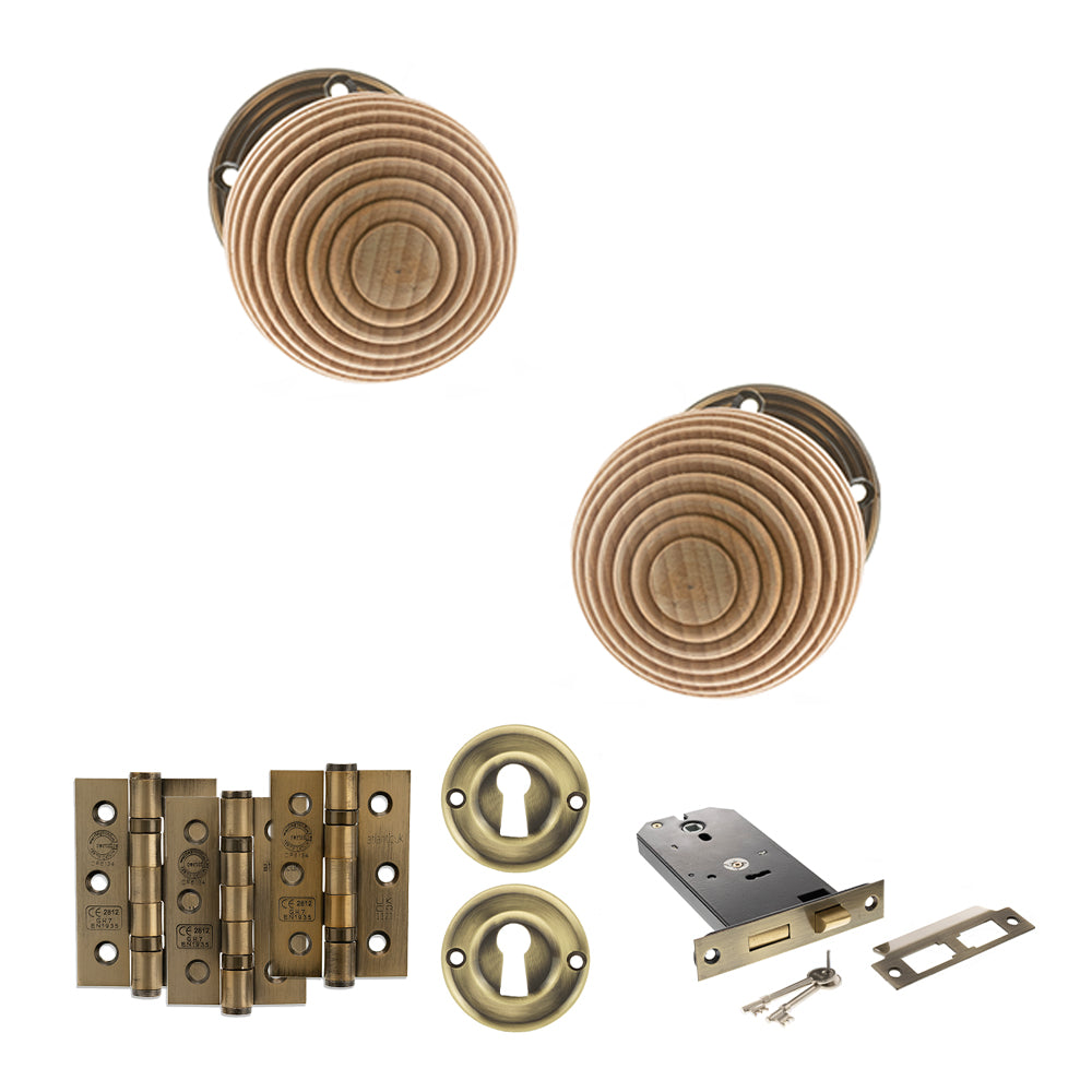 Atlantic OE57RMK Old English Bridlington Mortice Knob Door Handle Pack