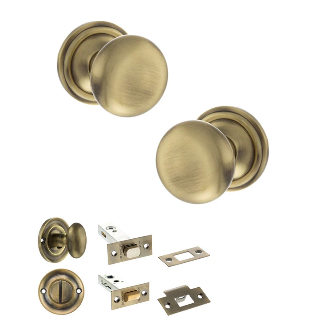Atlantic OE58MMK Old English Harrogate Mortice Knob Door Handle Pack