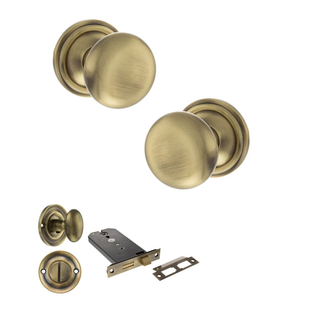 Atlantic OE58MMK Old English Harrogate Mortice Knob Door Handle Pack