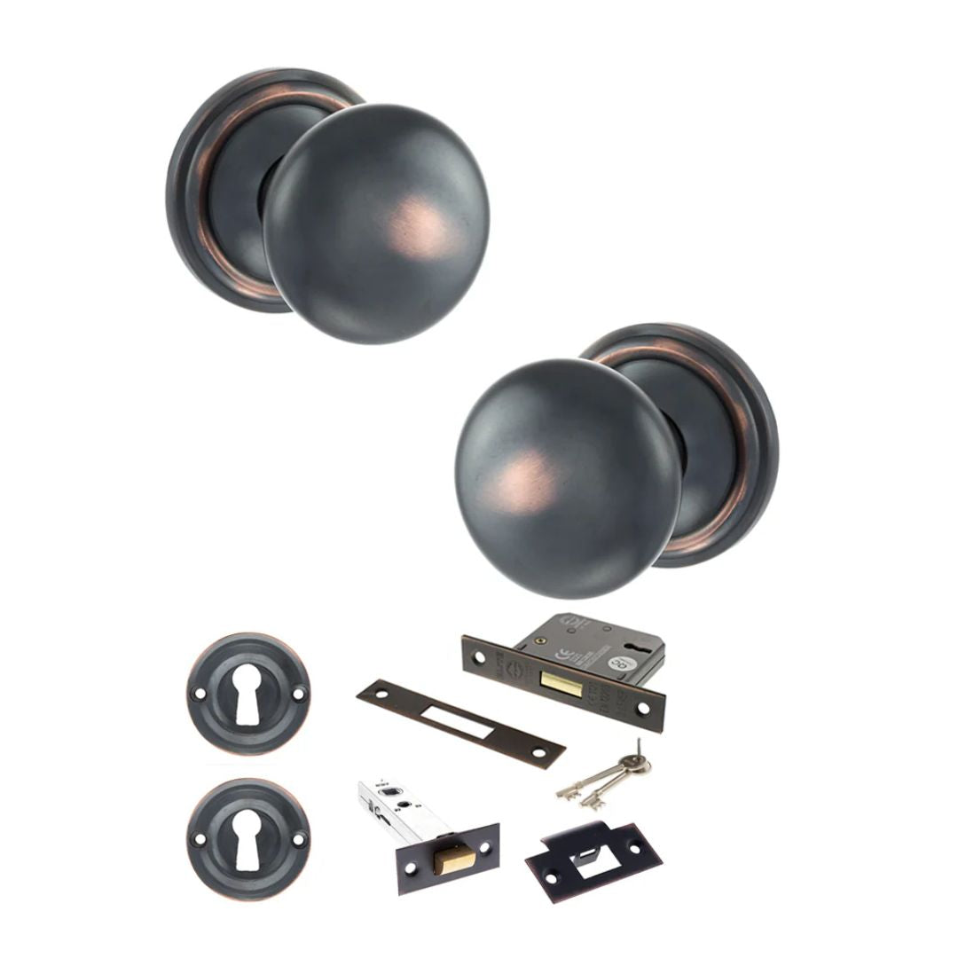 Atlantic OE58MMK Old English Harrogate Mortice Knob Door Handle Pack