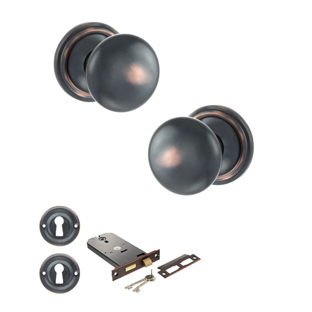 Atlantic OE58MMK Old English Harrogate Mortice Knob Door Handle Pack