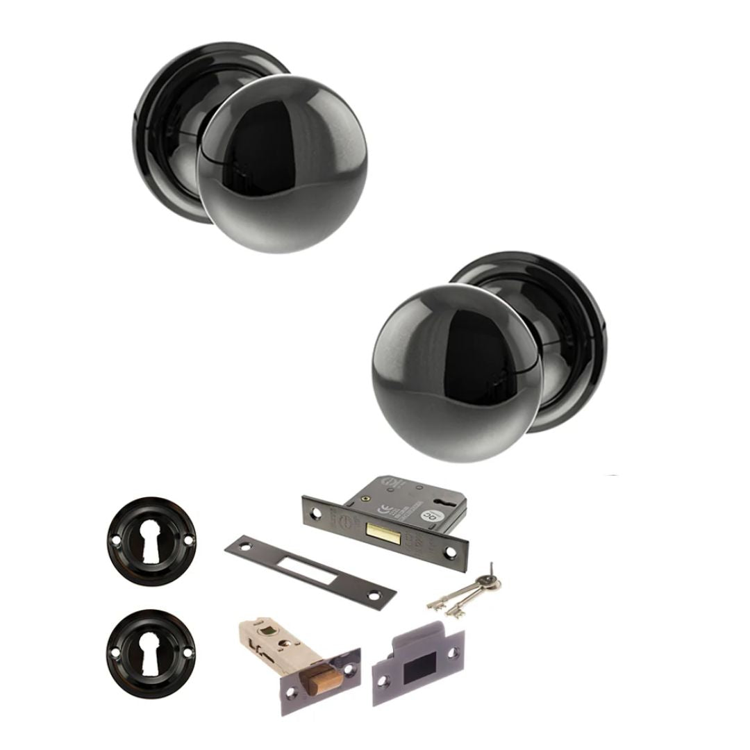 Atlantic OE58MMK Old English Harrogate Mortice Knob Door Handle Pack