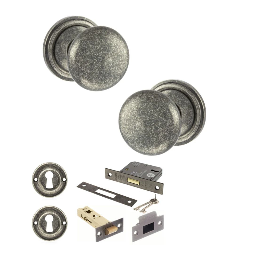 Atlantic OE58MMK Old English Harrogate Mortice Knob Door Handle Pack