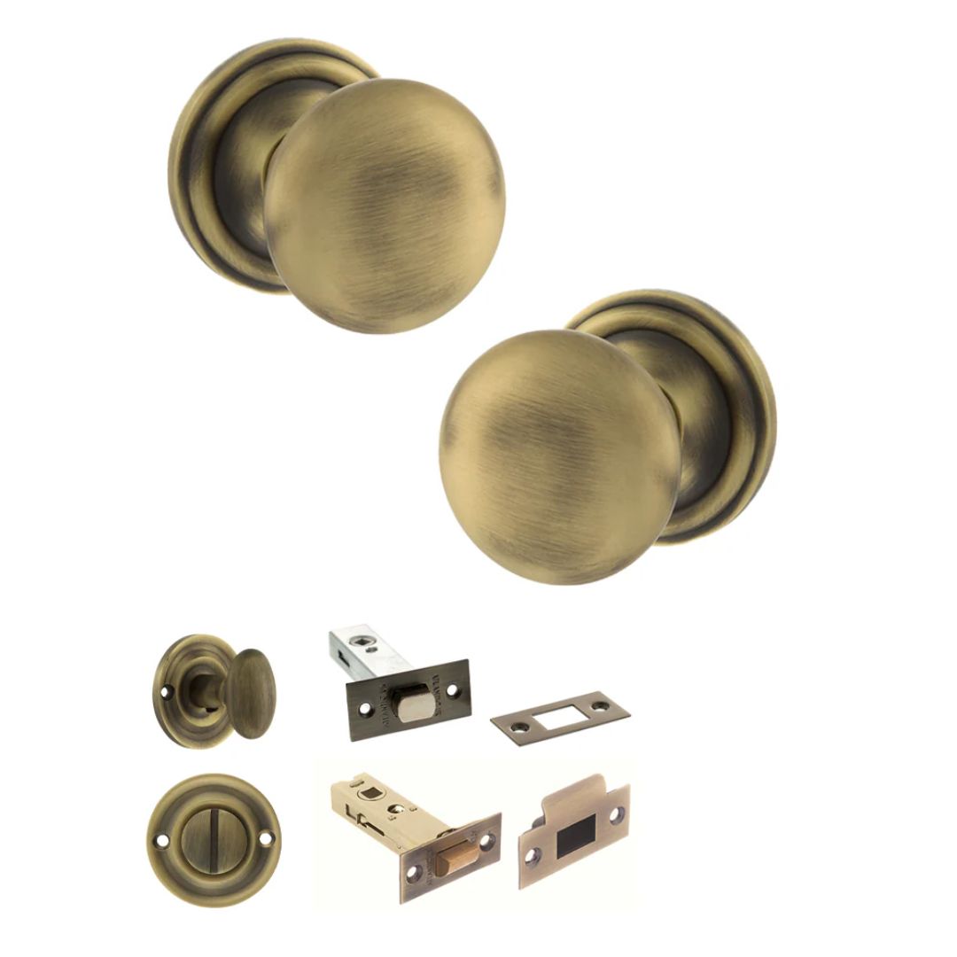 Atlantic OE58MMK Old English Harrogate Mortice Knob Door Handle Pack