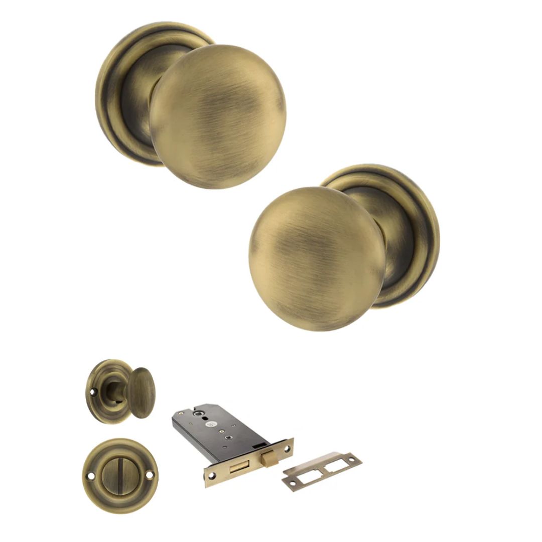 Atlantic OE58MMK Old English Harrogate Mortice Knob Door Handle Pack