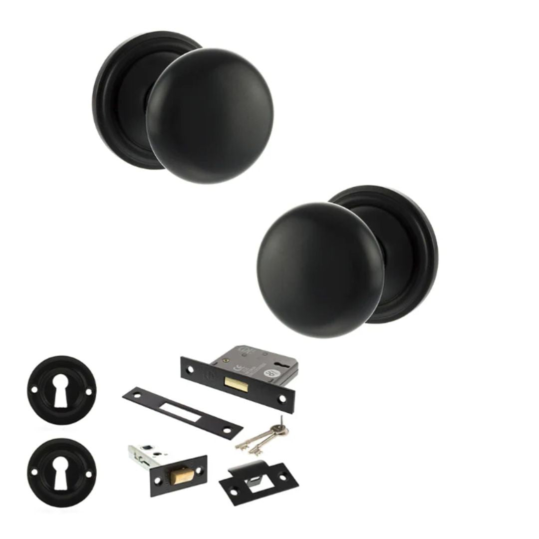 Atlantic OE58MMK Old English Harrogate Mortice Knob Door Handle Pack