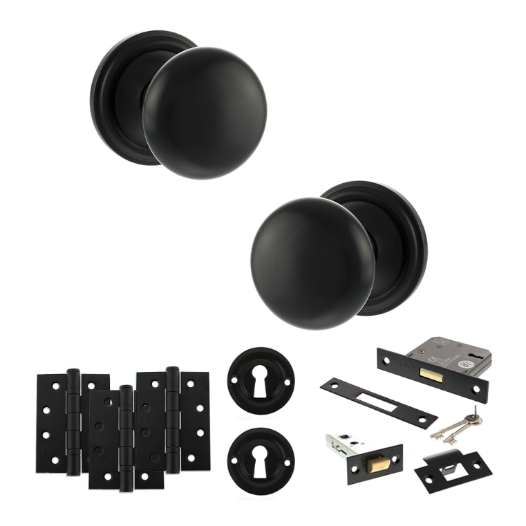 Atlantic OE58MMK Old English Harrogate Mortice Knob Door Handle Pack