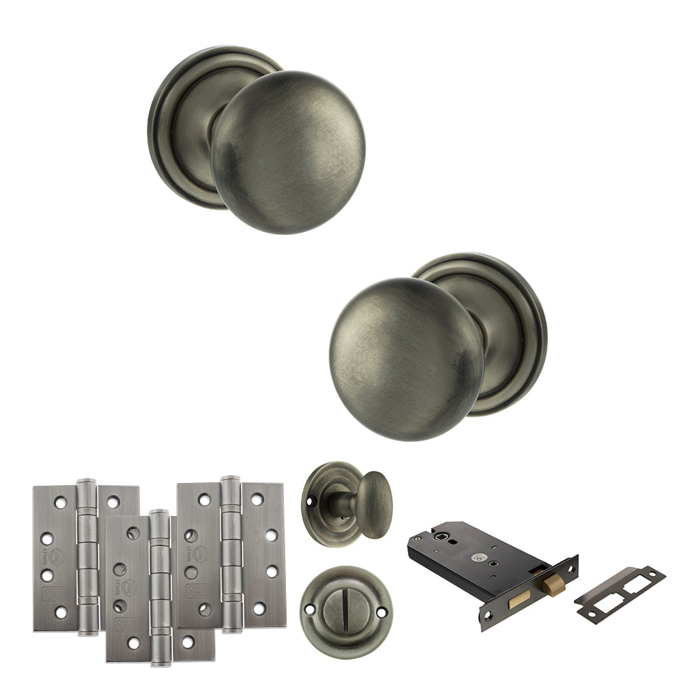 Atlantic OE58MMK Old English Harrogate Mortice Knob Door Handle Pack