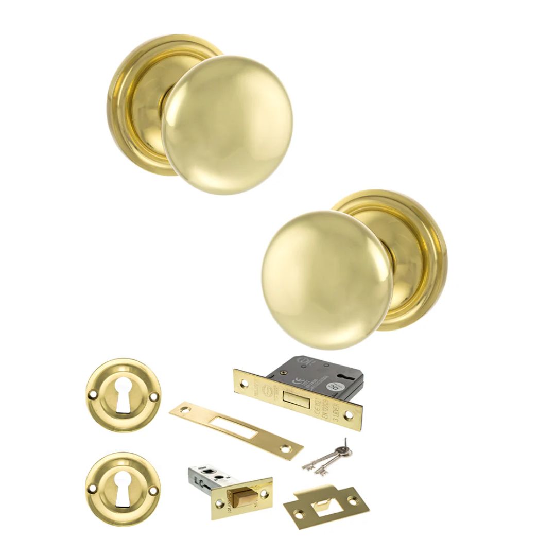 Atlantic OE58MMK Old English Harrogate Mortice Knob Door Handle Pack