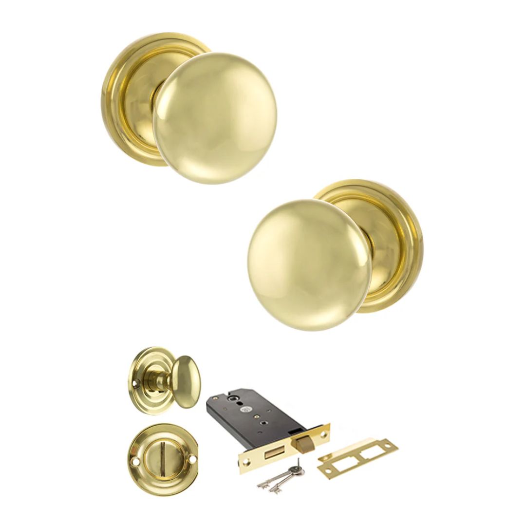 Atlantic OE58MMK Old English Harrogate Mortice Knob Door Handle Pack