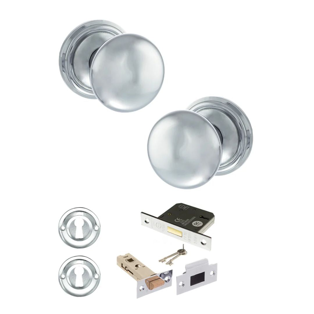 Atlantic OE58MMK Old English Harrogate Mortice Knob Door Handle Pack
