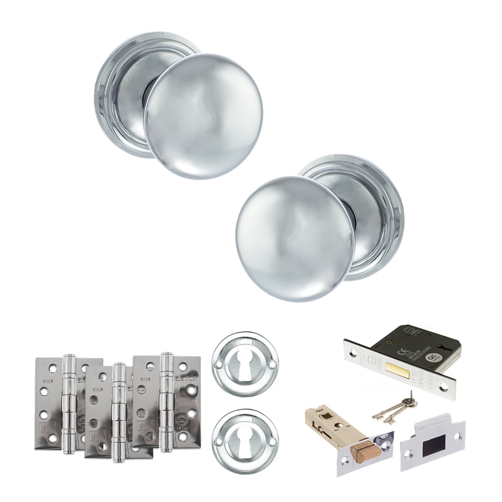 Atlantic OE58MMK Old English Harrogate Mortice Knob Door Handle Pack