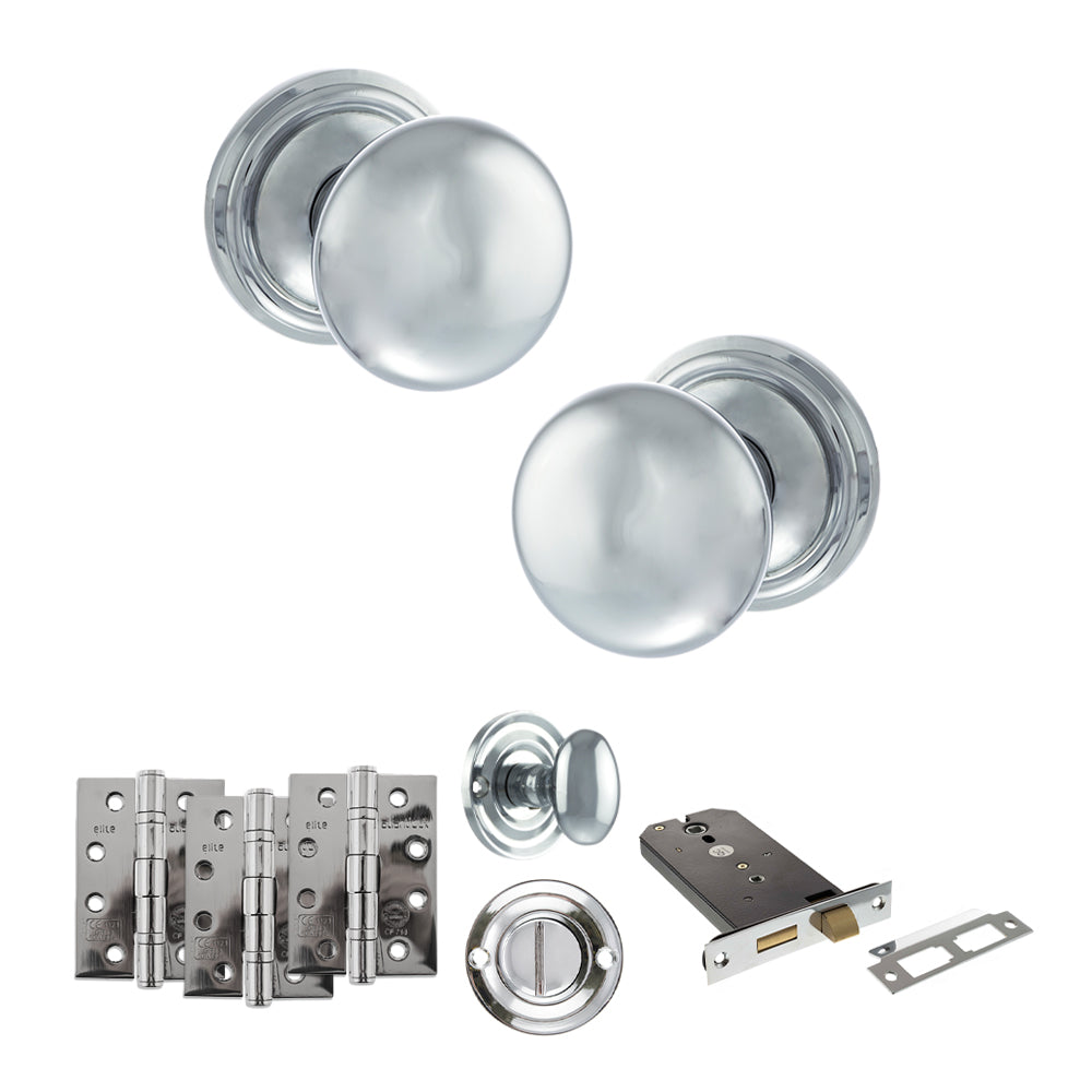 Atlantic OE58MMK Old English Harrogate Mortice Knob Door Handle Pack