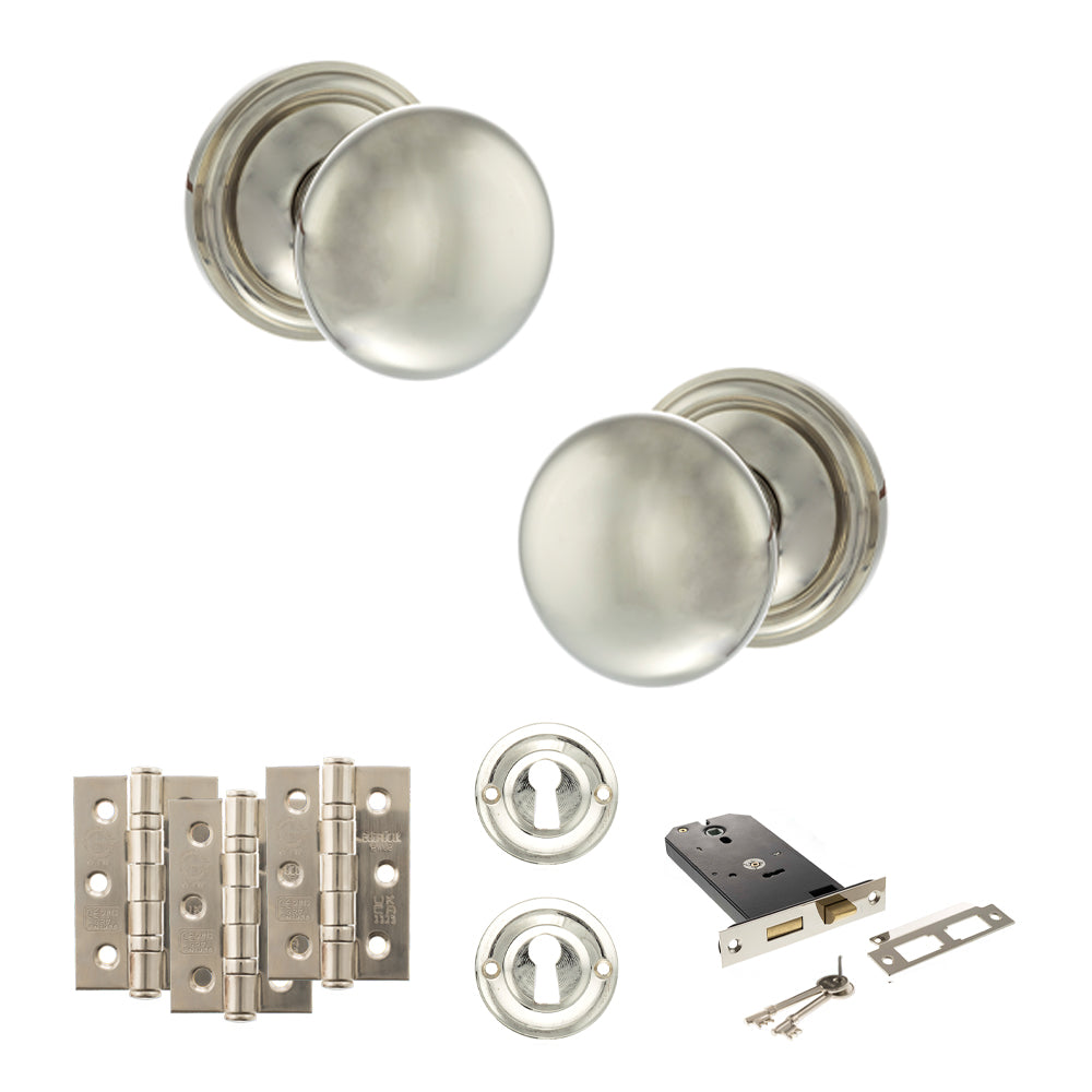 Atlantic OE58MMK Old English Harrogate Mortice Knob Door Handle Pack