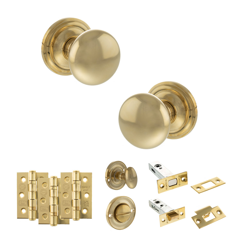 Atlantic OE58MMK Old English Harrogate Mortice Knob Door Handle Pack