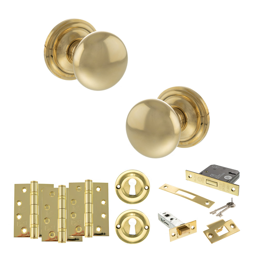 Atlantic OE58MMK Old English Harrogate Mortice Knob Door Handle Pack