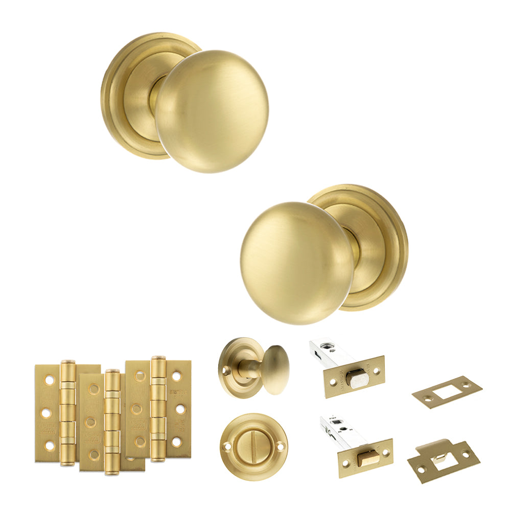 Atlantic OE58MMK Old English Harrogate Mortice Knob Door Handle Pack
