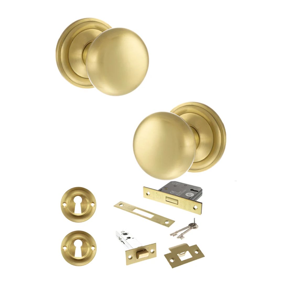 Atlantic OE58MMK Old English Harrogate Mortice Knob Door Handle Pack
