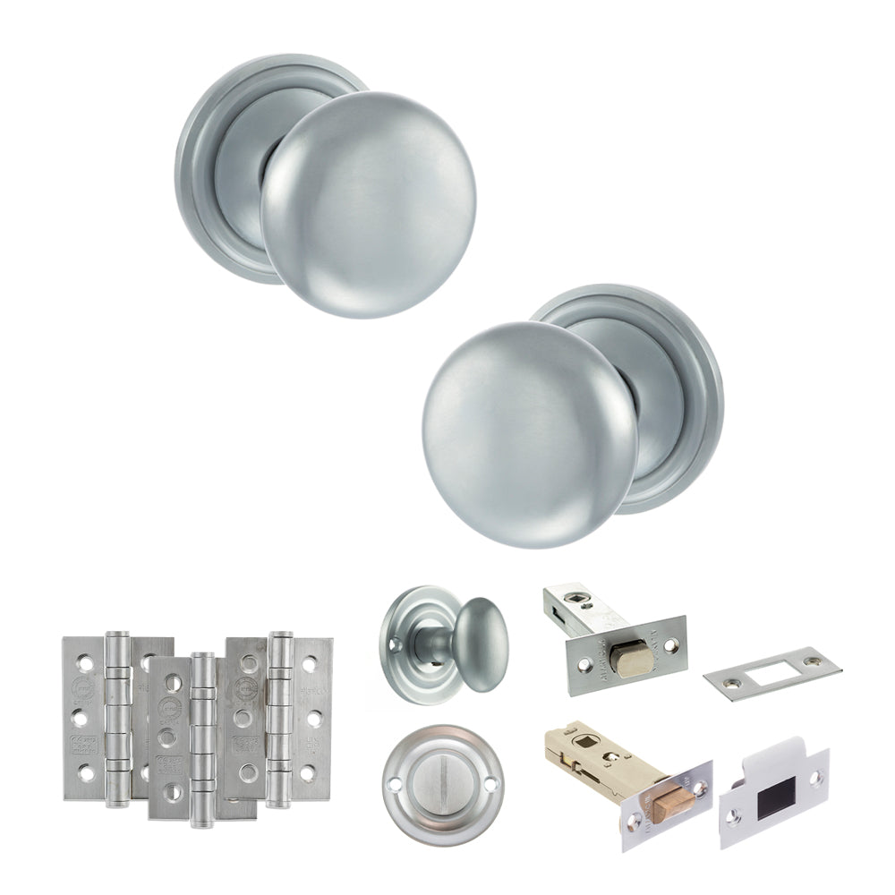 Atlantic OE58MMK Old English Harrogate Mortice Knob Door Handle Pack