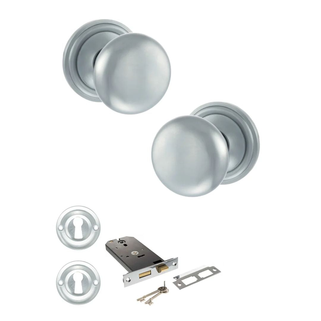 Atlantic OE58MMK Old English Harrogate Mortice Knob Door Handle Pack